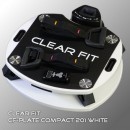 Виброплатформа Clear Fit CF-PLATE Compact 201 WHITE  - магазин СпортДоставка. Спортивные товары интернет магазин в Салехарде 