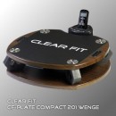 Виброплатформа Clear Fit CF-PLATE Compact 201 WENGE - магазин СпортДоставка. Спортивные товары интернет магазин в Салехарде 
