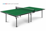 Теннисный стол всепогодный Start-Line Sunny Light Outdoor green облегченный вариант 6015-1 s-dostavka - магазин СпортДоставка. Спортивные товары интернет магазин в Салехарде 