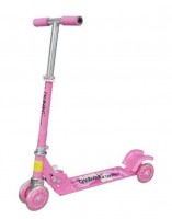 Самокат Charming CMS010 4-х колесный со светящимися колесами розовый для девочки - магазин СпортДоставка. Спортивные товары интернет магазин в Салехарде 
