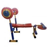 Силовой тренажер детский скамья для жима DFC VT-2400 для детей дошкольного возраста s-dostavka - магазин СпортДоставка. Спортивные товары интернет магазин в Салехарде 
