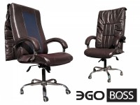Офисное массажное кресло EGO BOSS EG1001 BORDO в комплектации ELITE и PREMIUM - магазин СпортДоставка. Спортивные товары интернет магазин в Салехарде 