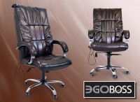 Офисное массажное кресло EGO BOSS EG1001 Шоколад в комплектации LUX - магазин СпортДоставка. Спортивные товары интернет магазин в Салехарде 