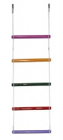 Детская веревочная лестница для ДСК 5 перекладин цвет радуга ЛВ5-3А - магазин СпортДоставка. Спортивные товары интернет магазин в Салехарде 