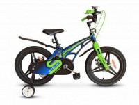 Детский велосипед Stels Galaxy Pro 16" V010 зеленый - магазин СпортДоставка. Спортивные товары интернет магазин в Салехарде 