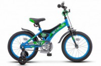 Детский велосипед Stels Jet 16" Z010 синий черный  - магазин СпортДоставка. Спортивные товары интернет магазин в Салехарде 