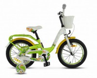 Детский велосипед Stels Pilot-190 16" V030 Зелёный жёлтый белый - магазин СпортДоставка. Спортивные товары интернет магазин в Салехарде 